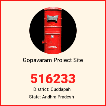 Gopavaram Project Site pin code, district Cuddapah in Andhra Pradesh
