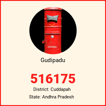 Gudipadu pin code, district Cuddapah in Andhra Pradesh
