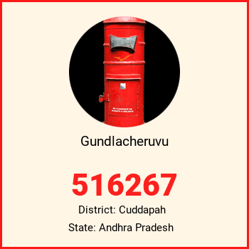 Gundlacheruvu pin code, district Cuddapah in Andhra Pradesh