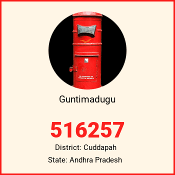Guntimadugu pin code, district Cuddapah in Andhra Pradesh