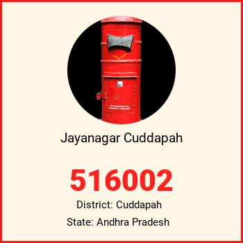 Jayanagar Cuddapah pin code, district Cuddapah in Andhra Pradesh