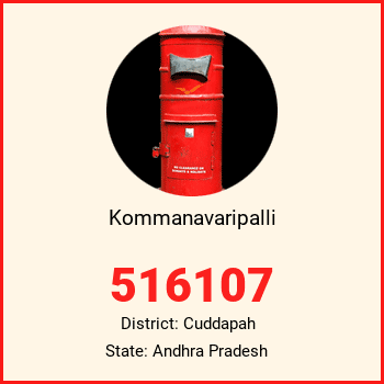 Kommanavaripalli pin code, district Cuddapah in Andhra Pradesh