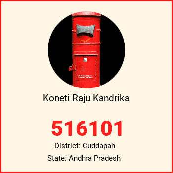 Koneti Raju Kandrika pin code, district Cuddapah in Andhra Pradesh