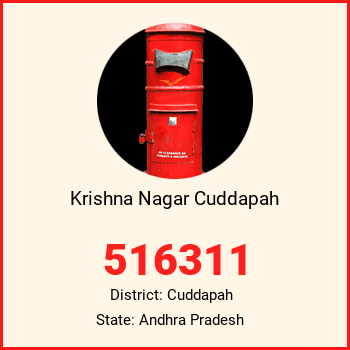 Krishna Nagar Cuddapah pin code, district Cuddapah in Andhra Pradesh