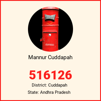 Mannur Cuddapah pin code, district Cuddapah in Andhra Pradesh