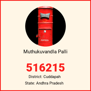 Muthukuvandla Palli pin code, district Cuddapah in Andhra Pradesh