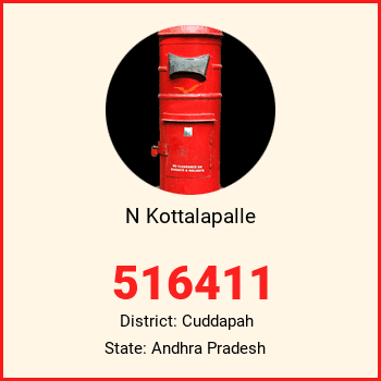 N Kottalapalle pin code, district Cuddapah in Andhra Pradesh