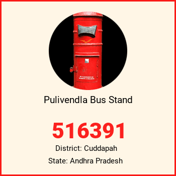 Pulivendla Bus Stand pin code, district Cuddapah in Andhra Pradesh