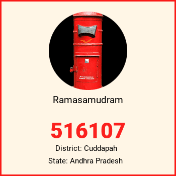 Ramasamudram pin code, district Cuddapah in Andhra Pradesh