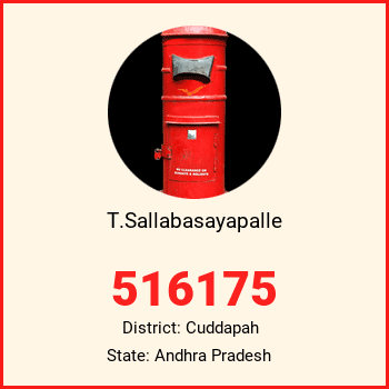 T.Sallabasayapalle pin code, district Cuddapah in Andhra Pradesh