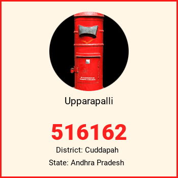 Upparapalli pin code, district Cuddapah in Andhra Pradesh