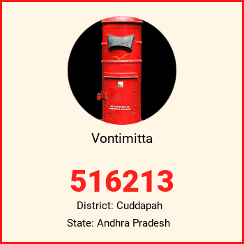 Vontimitta pin code, district Cuddapah in Andhra Pradesh