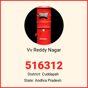 Vv Reddy Nagar pin code, district Cuddapah in Andhra Pradesh