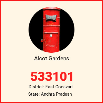 Alcot Gardens pin code, district East Godavari in Andhra Pradesh
