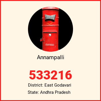 Annampalli pin code, district East Godavari in Andhra Pradesh
