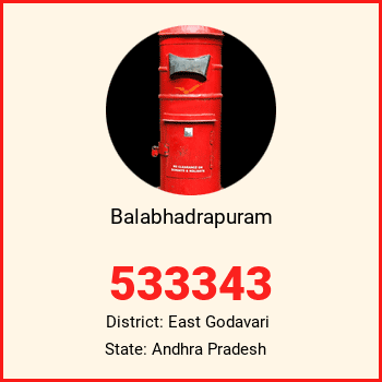 Balabhadrapuram pin code, district East Godavari in Andhra Pradesh