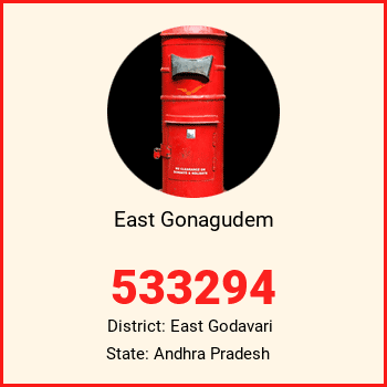 East Gonagudem pin code, district East Godavari in Andhra Pradesh