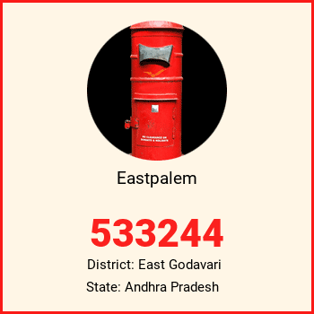 Eastpalem pin code, district East Godavari in Andhra Pradesh
