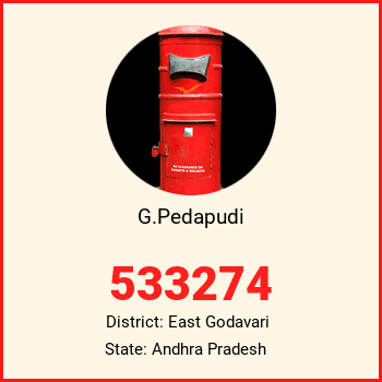 G.Pedapudi pin code, district East Godavari in Andhra Pradesh