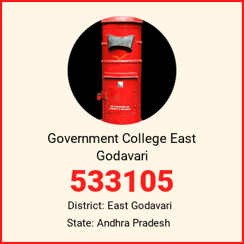Government College East Godavari pin code, district East Godavari in Andhra Pradesh