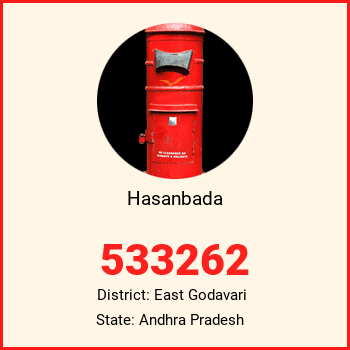 Hasanbada pin code, district East Godavari in Andhra Pradesh