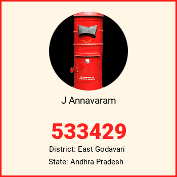 J Annavaram pin code, district East Godavari in Andhra Pradesh