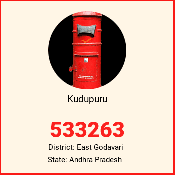 Kudupuru pin code, district East Godavari in Andhra Pradesh