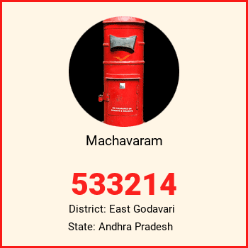 Machavaram pin code, district East Godavari in Andhra Pradesh