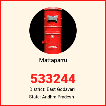 Mattaparru pin code, district East Godavari in Andhra Pradesh