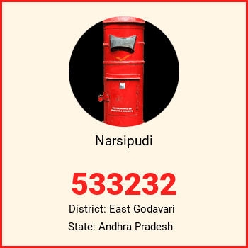 Narsipudi pin code, district East Godavari in Andhra Pradesh