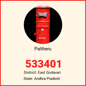 Paltheru pin code, district East Godavari in Andhra Pradesh