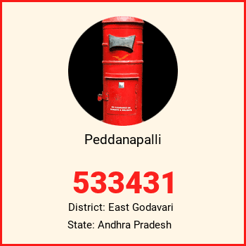Peddanapalli pin code, district East Godavari in Andhra Pradesh