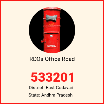 RDOs Office Road pin code, district East Godavari in Andhra Pradesh