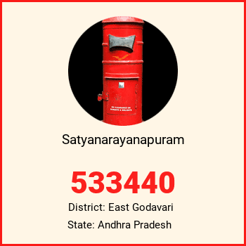 Satyanarayanapuram pin code, district East Godavari in Andhra Pradesh