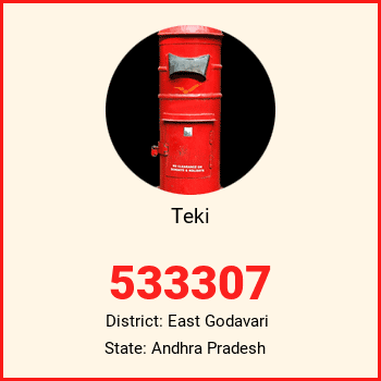 Teki pin code, district East Godavari in Andhra Pradesh