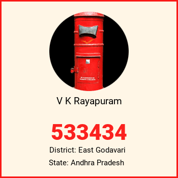 V K Rayapuram pin code, district East Godavari in Andhra Pradesh