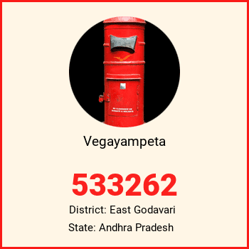 Vegayampeta pin code, district East Godavari in Andhra Pradesh