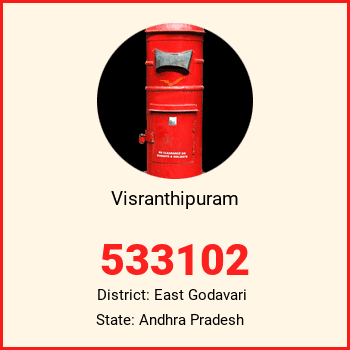 Visranthipuram pin code, district East Godavari in Andhra Pradesh