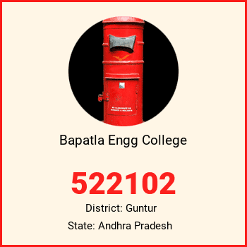 Bapatla Engg College pin code, district Guntur in Andhra Pradesh