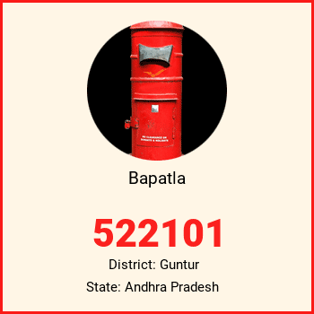Bapatla pin code, district Guntur in Andhra Pradesh
