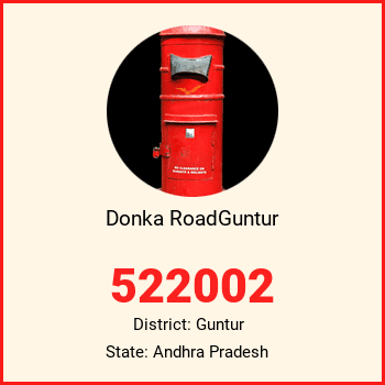 Donka RoadGuntur pin code, district Guntur in Andhra Pradesh