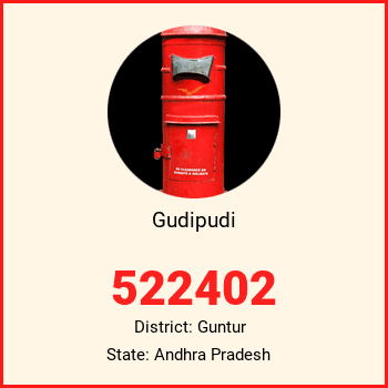 Gudipudi pin code, district Guntur in Andhra Pradesh