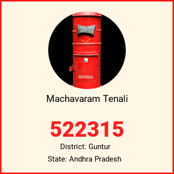 Machavaram Tenali pin code, district Guntur in Andhra Pradesh