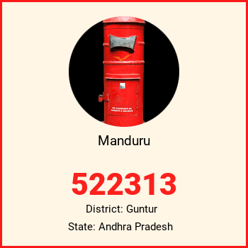 Manduru pin code, district Guntur in Andhra Pradesh