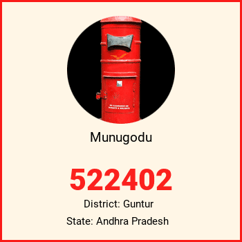 Munugodu pin code, district Guntur in Andhra Pradesh