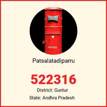 Patsalatadiparru pin code, district Guntur in Andhra Pradesh