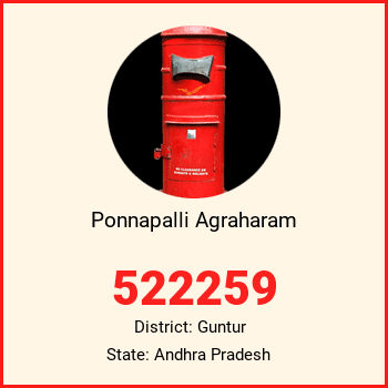 Ponnapalli Agraharam pin code, district Guntur in Andhra Pradesh