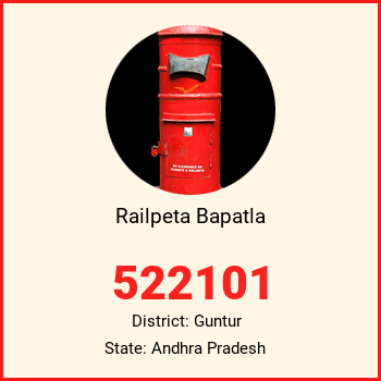 Railpeta Bapatla pin code, district Guntur in Andhra Pradesh