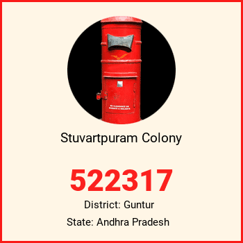 Stuvartpuram Colony pin code, district Guntur in Andhra Pradesh