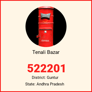 Tenali Bazar pin code, district Guntur in Andhra Pradesh